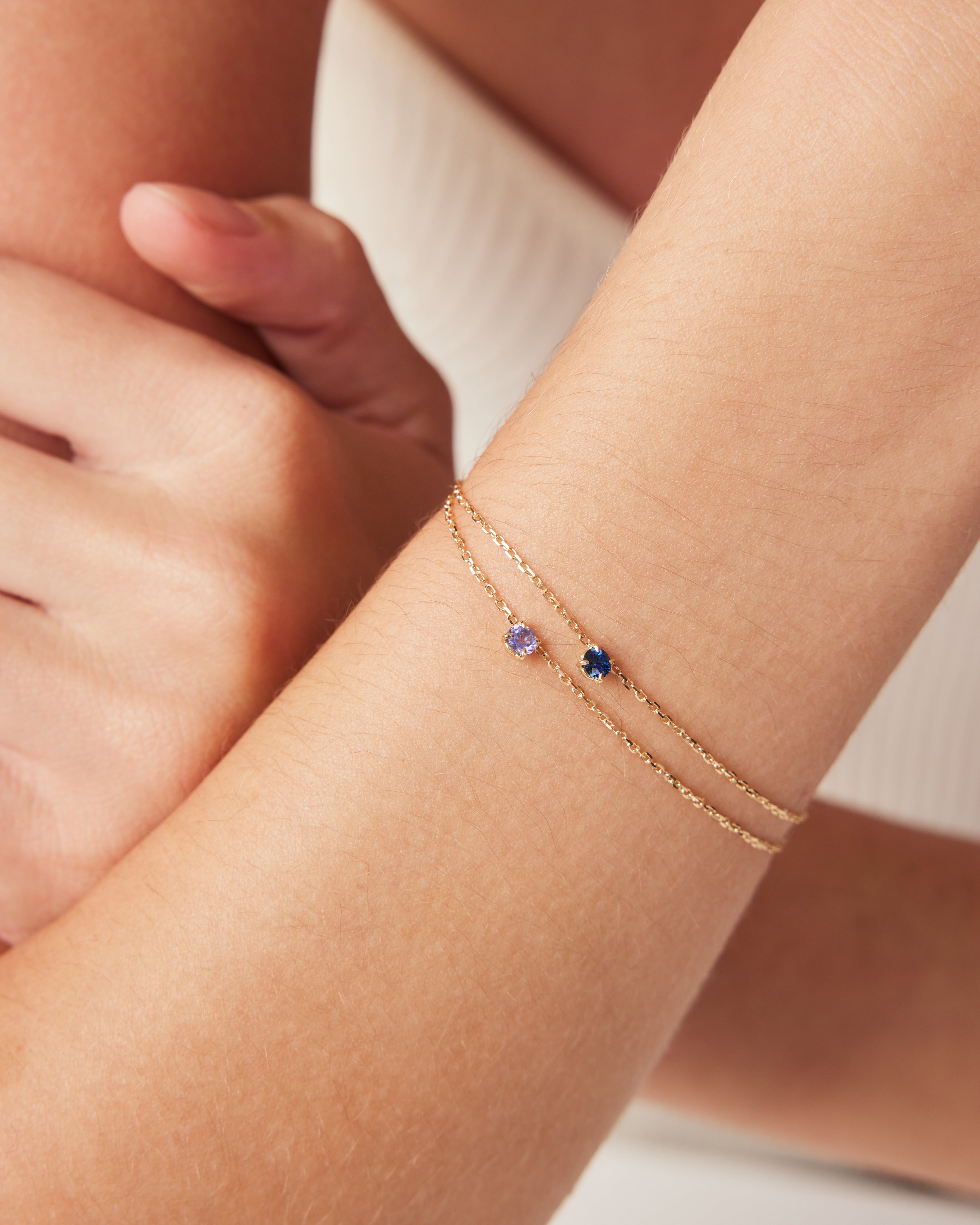 The Tanzanite Birthstone Bracelet by Sarah & Sebastian