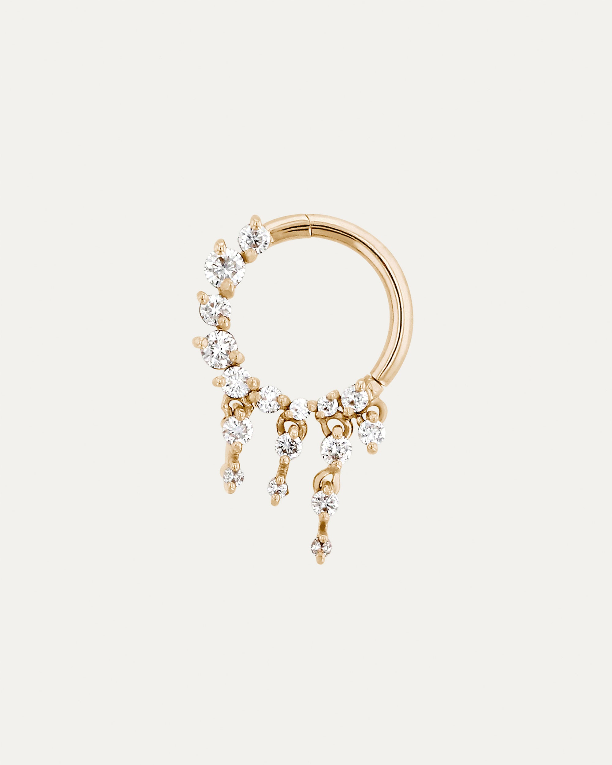 Urchin Daith Hoop | Yellow Gold | Sarah & Sebastian – SARAH