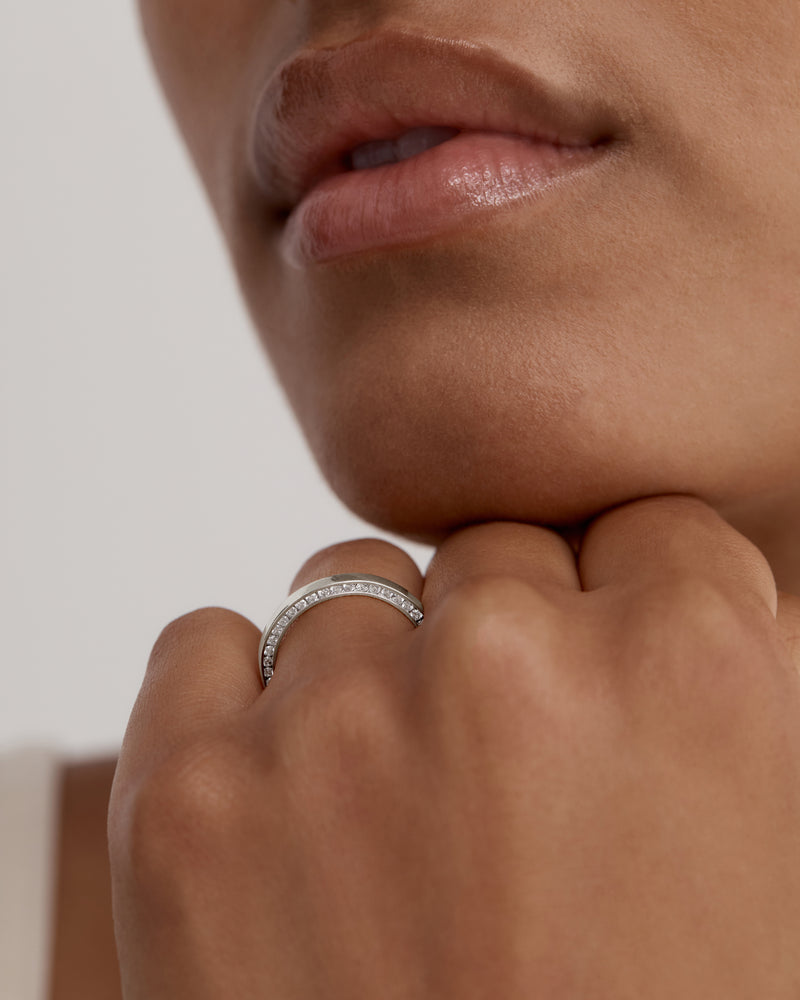 Sculpted Privée Diamond Ring by Sarah & Sebastian