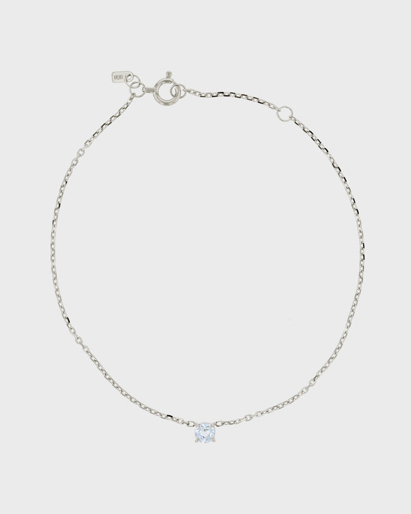 The Aquamarine Birthstone Bracelet