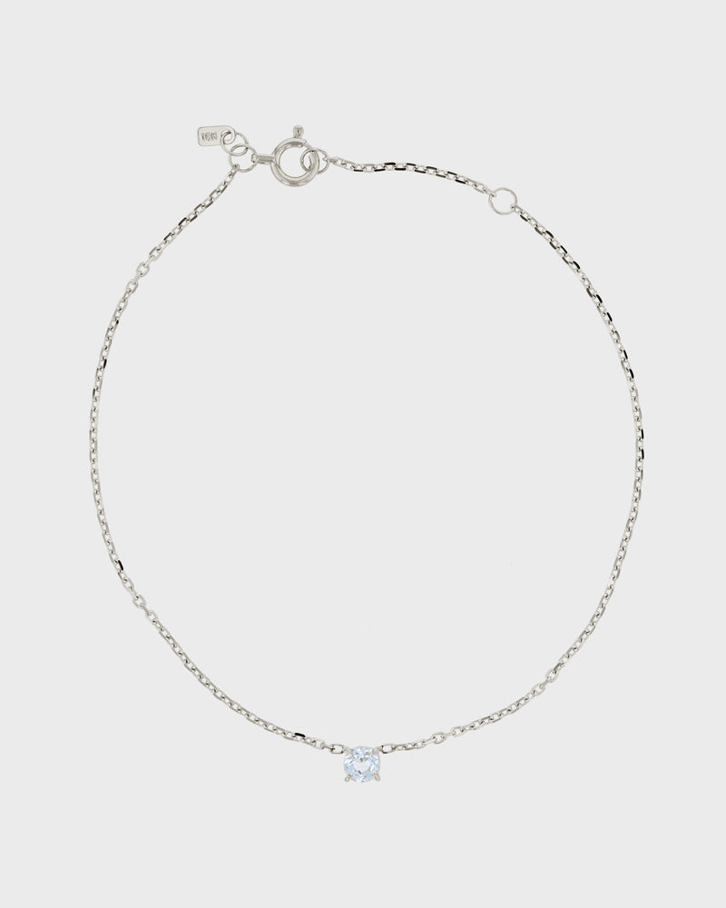The Aquamarine Birthstone Bracelet