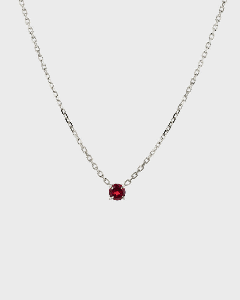 The Ruby Birthstone Necklace