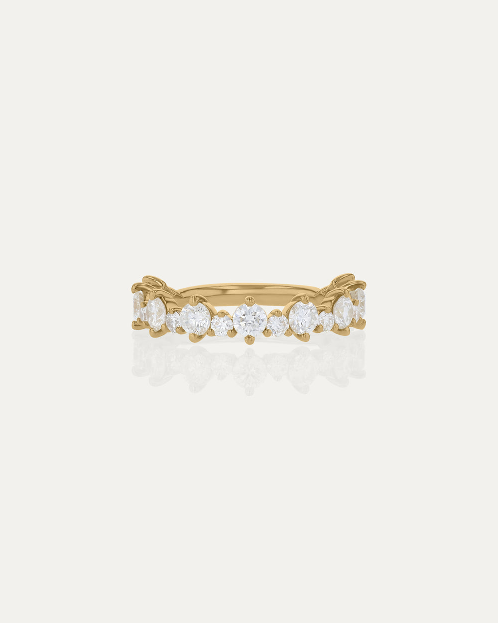 Urchin Lace Eternity Diamond Ring