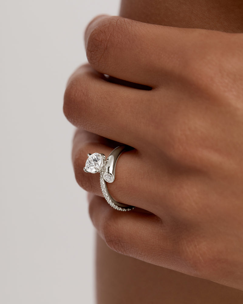 Aria Round Eternity Engagement Ring