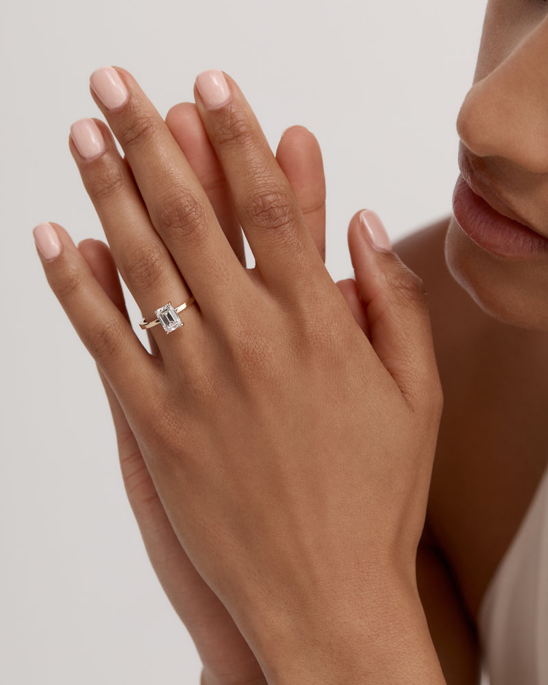 Emerald Engagement Ring by Sarah & Sebastian