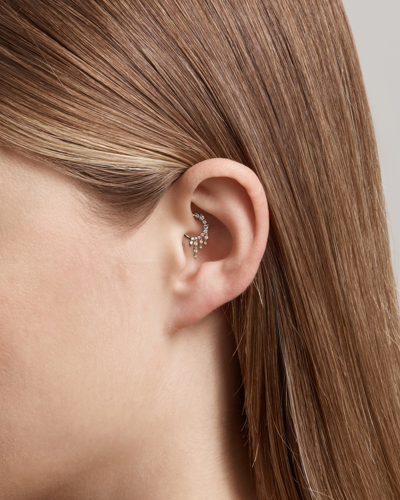 Urchin Daith Hoop Yellow Gold Sarah Sebastian – SARAH