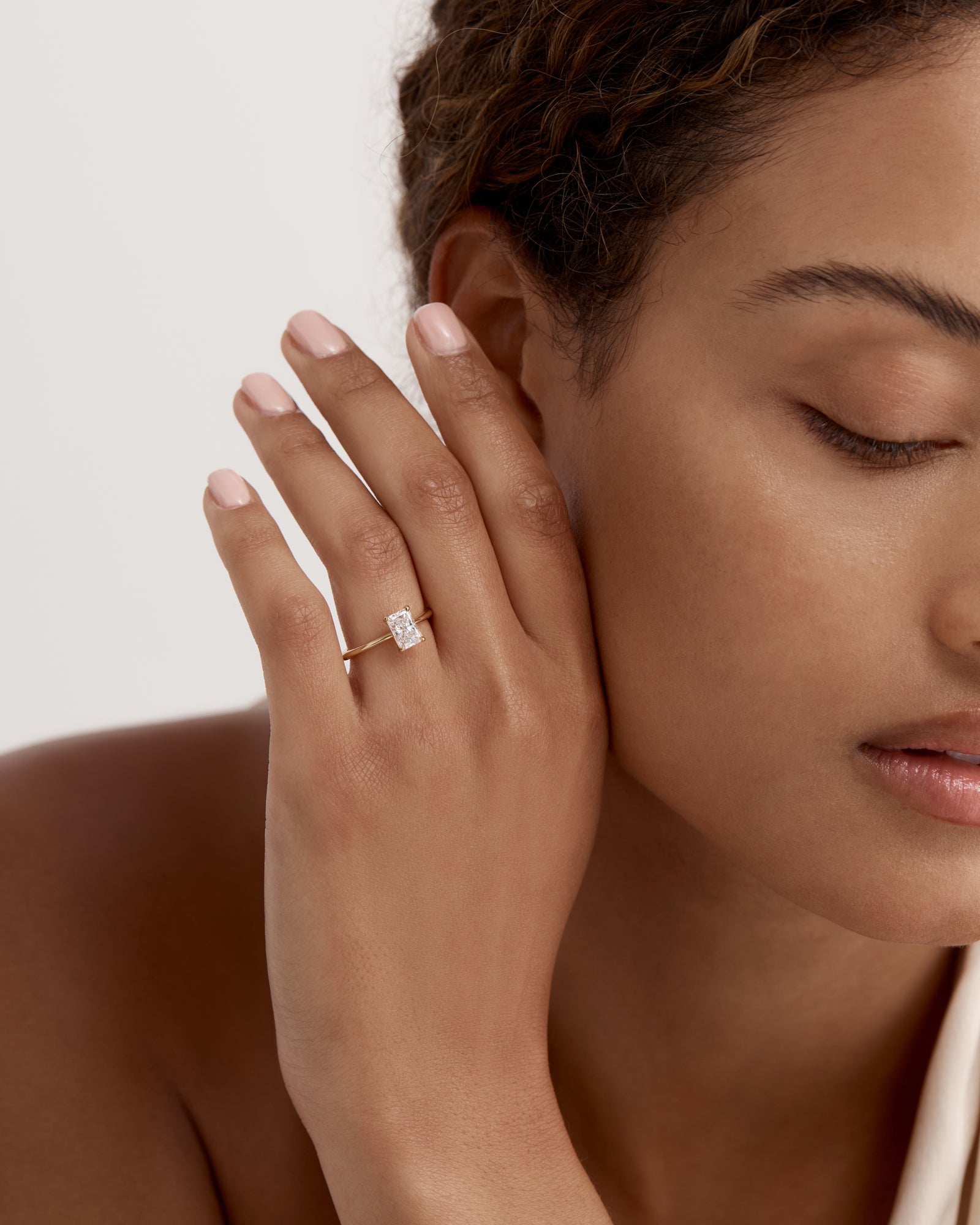 Rings Cartier Amore Vintage Engagement Ring, 18K Rose Gold Ring