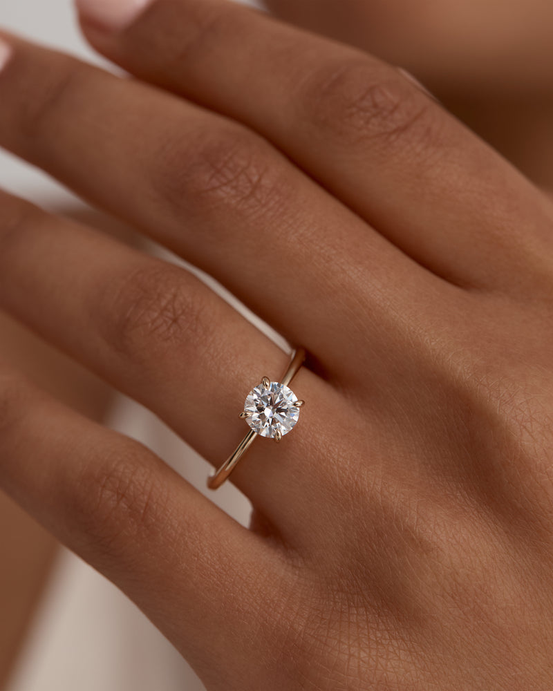 Round Engagement Ring by Sarah & Sebastian