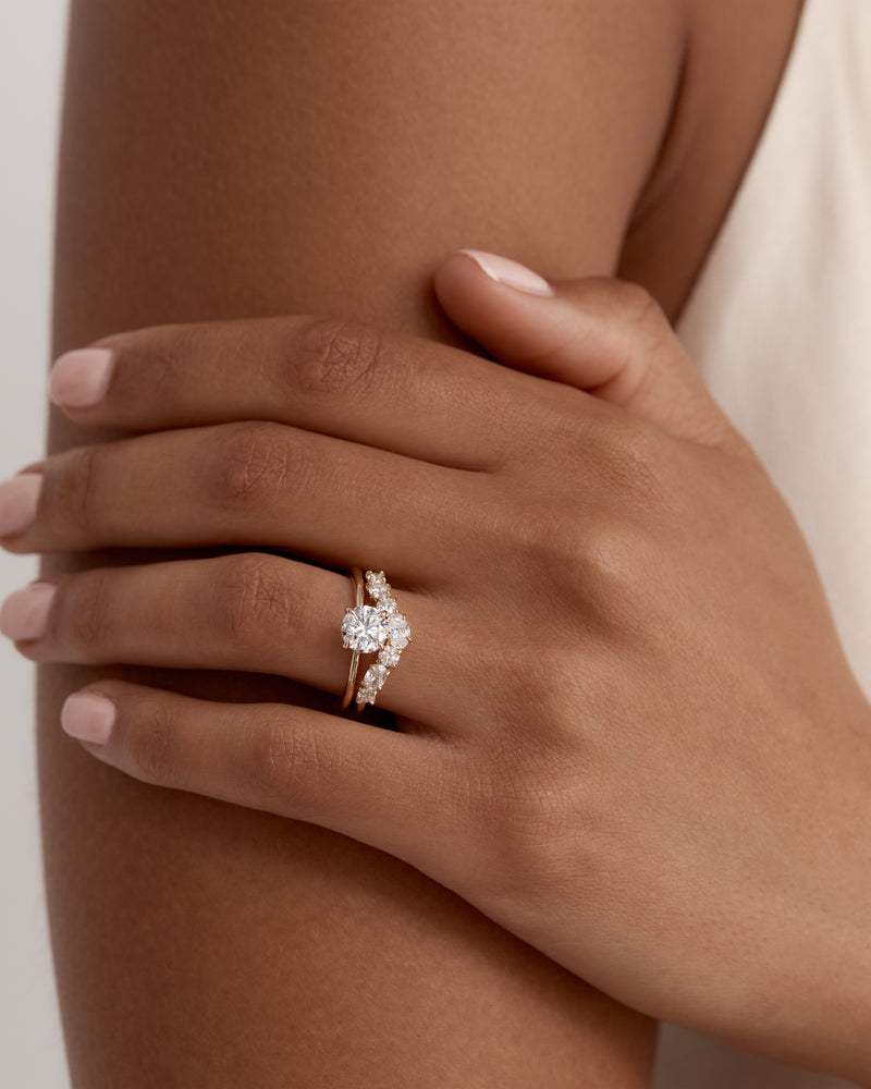 Round Engagement Ring by Sarah & Sebastian