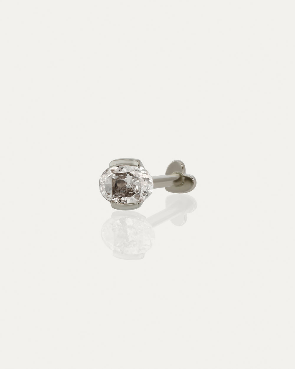 Oval Suspense Cartilage Earring