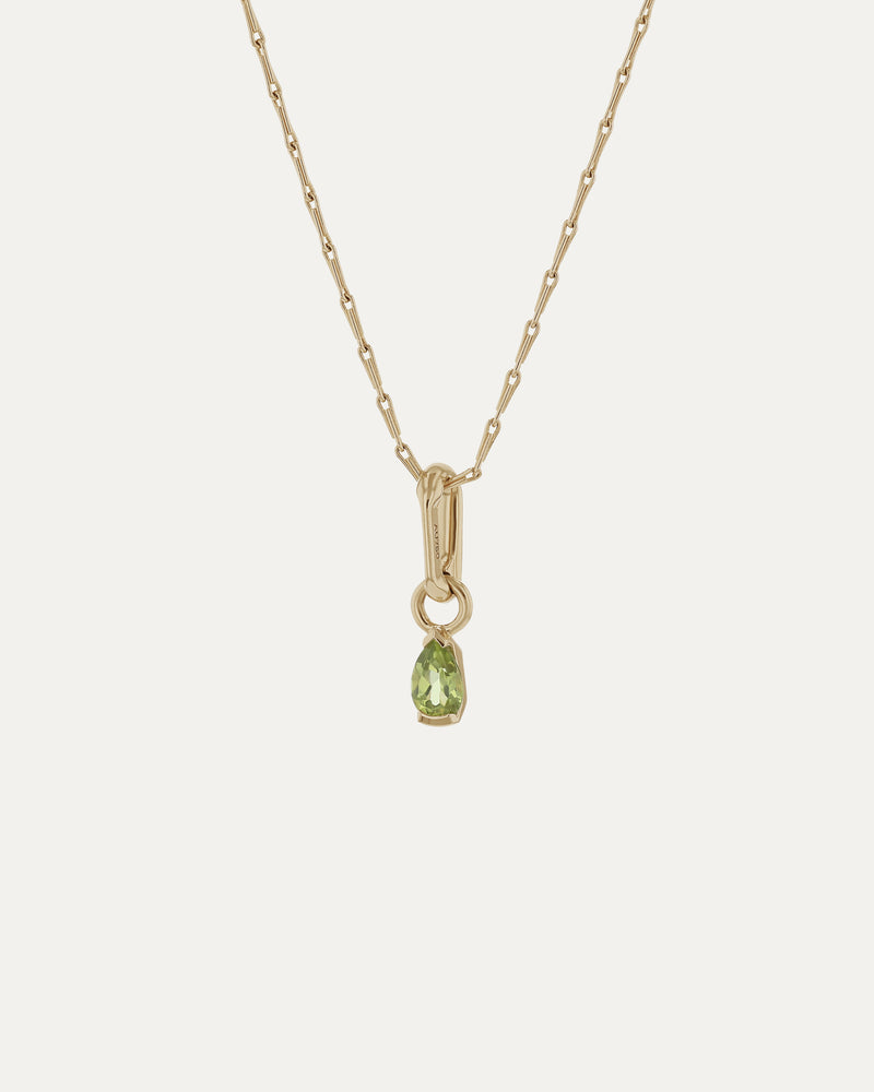 Petite Peridot Carabiner Charm