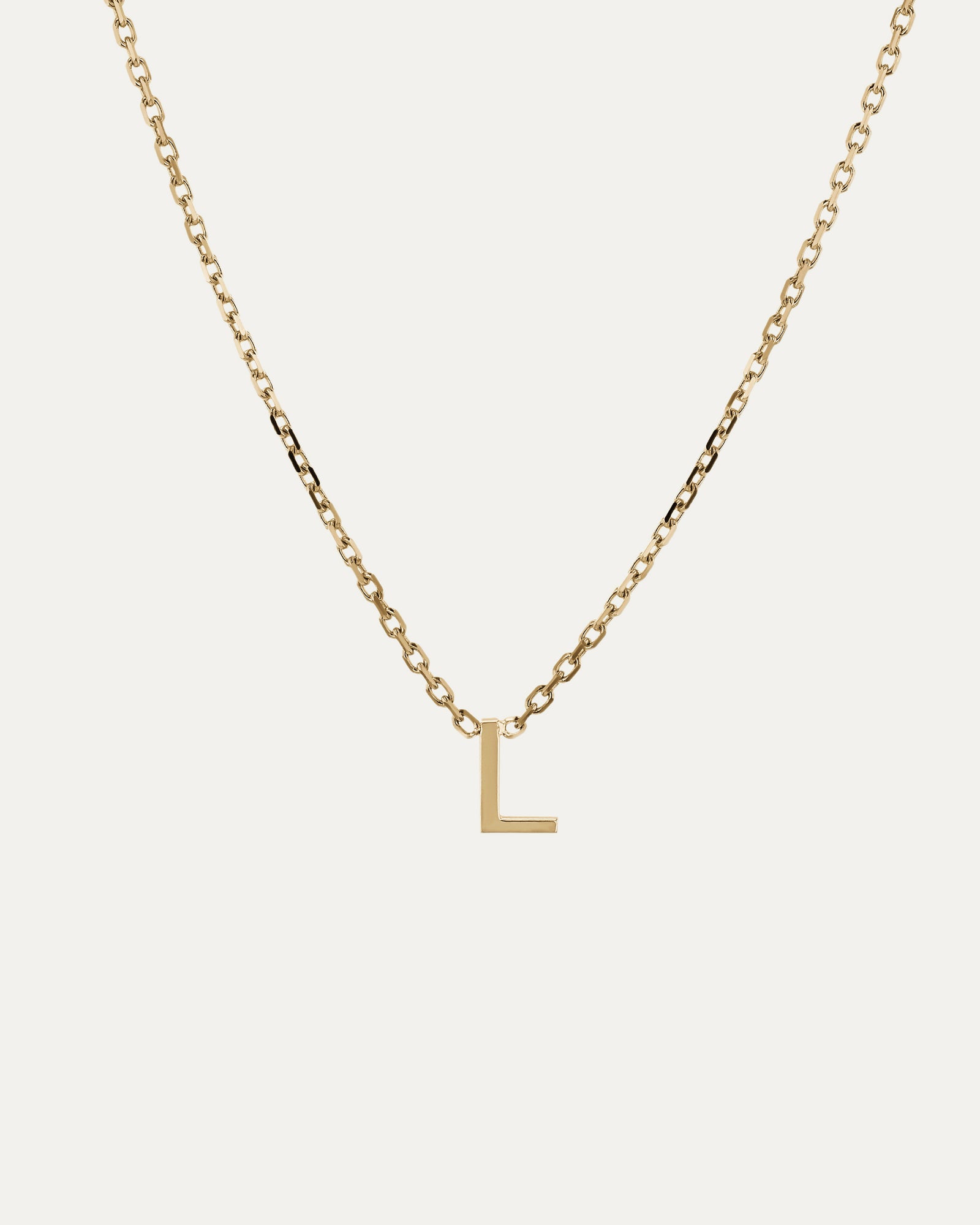 The Letter Necklace 18k Yellow Gold SARAH SEBASTIAN