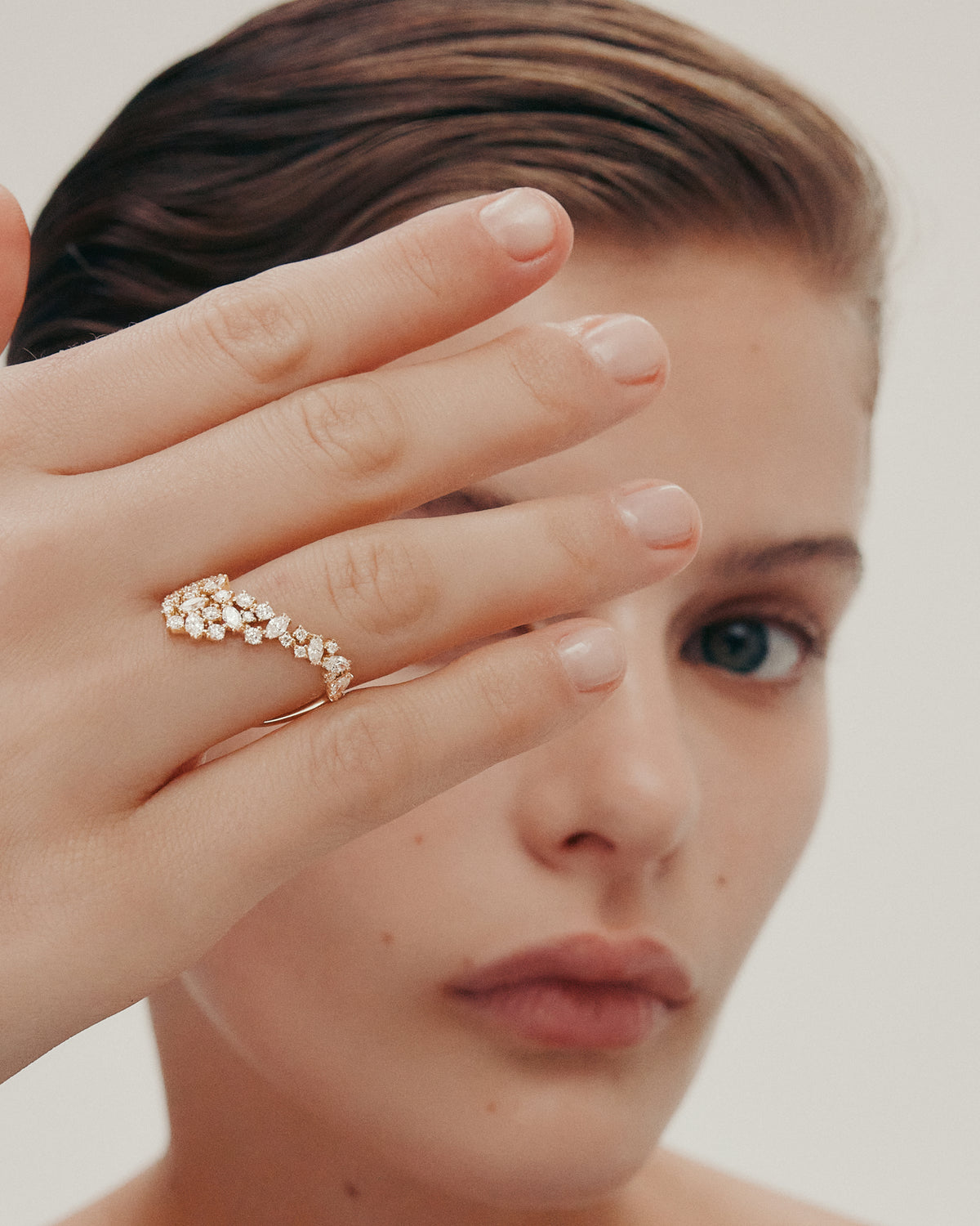 Gossamer Ring | 18 Karat Gold Natural Diamond | SARAH & SEBASTIAN