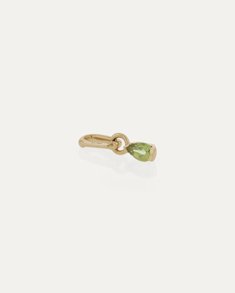 Petite Peridot Carabiner Charm