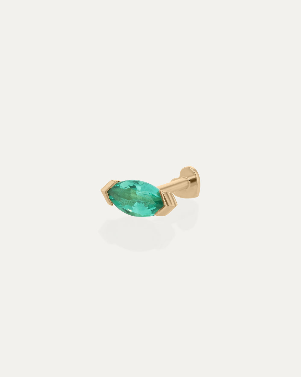 Suspense Marquise Emerald Cartilage Earring
