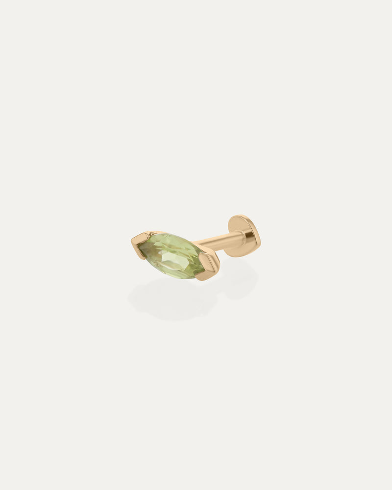 Suspense Marquise Peridot Cartilage Earring