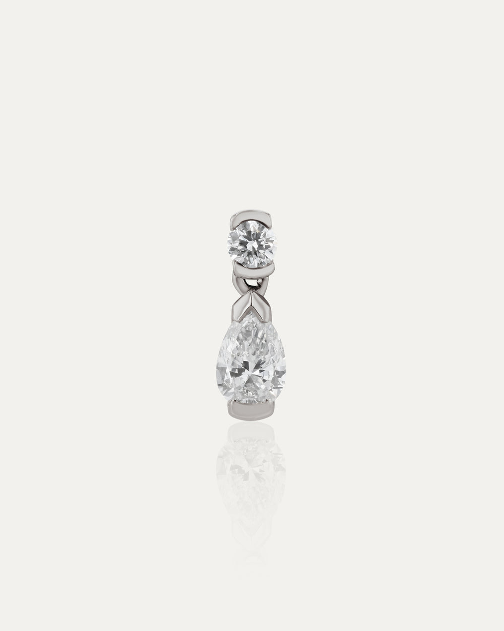 Teardrop Diamond Cartilage Earring