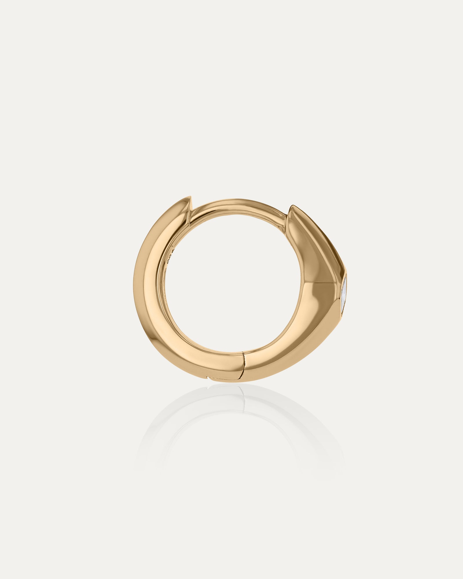 Zenith Hoops | Solid 18k Yellow Gold | Sarah & Sebastian – SARAH 