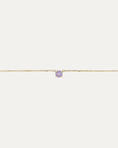 The Amethyst Birthstone Bracelet by Sarah & Sebastian