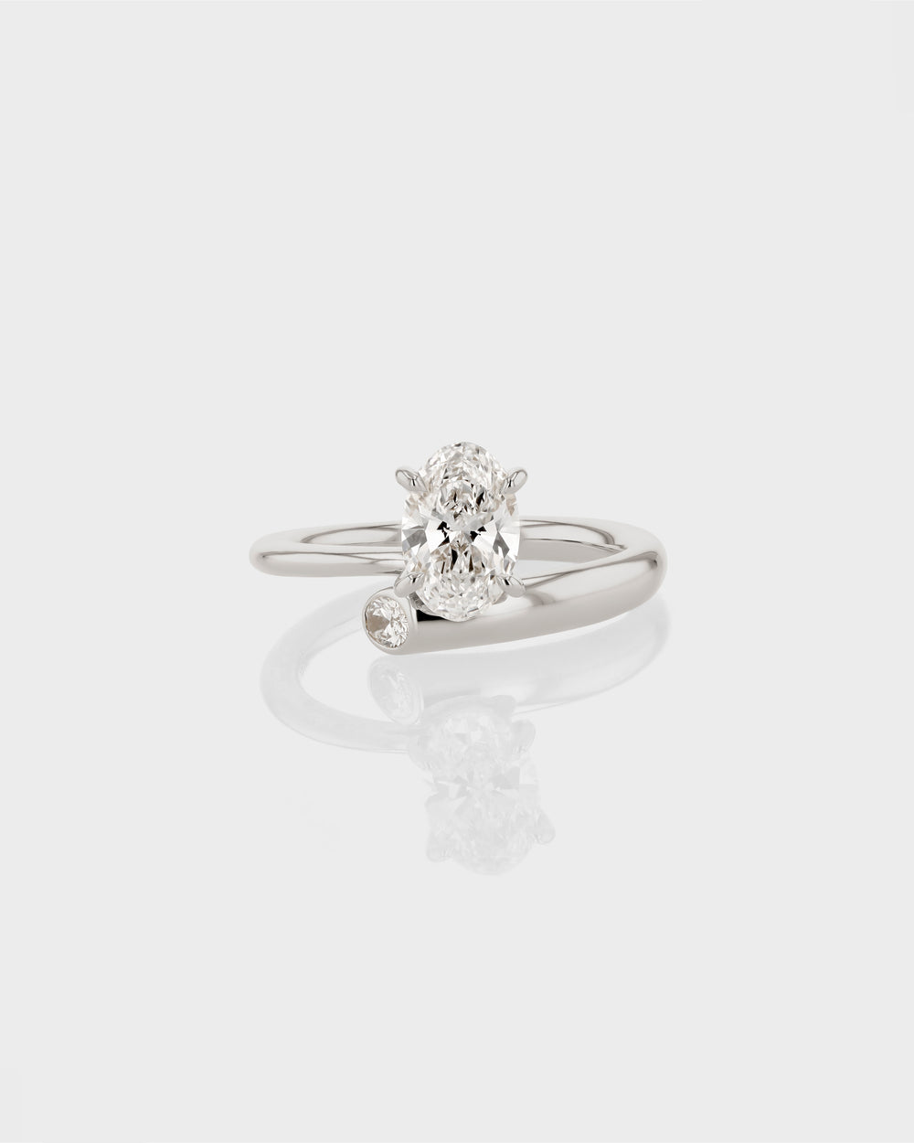 Aria Oval Engagement Ring by Sarah & Sebastian