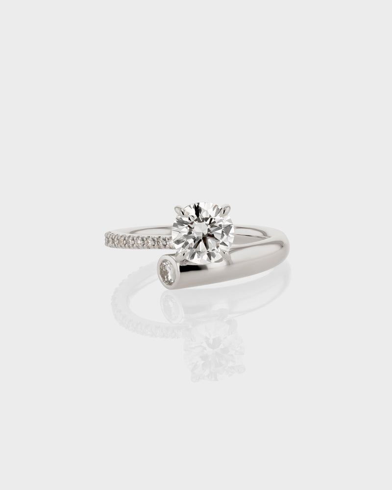 Aria Round Eternity Engagement Ring by Sarah & Sebastian