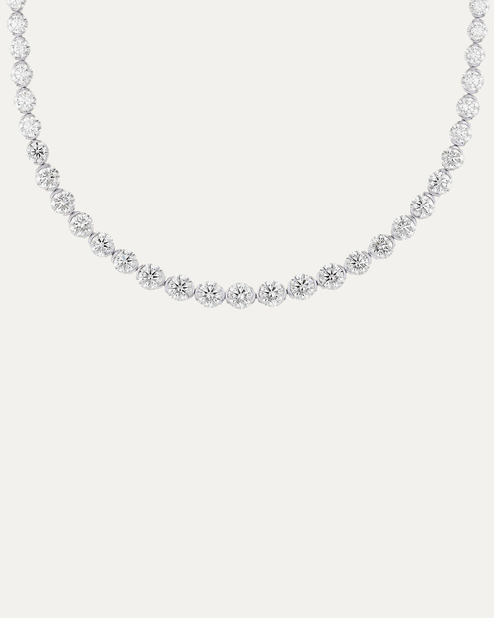 Bold Suspense Tennis Necklace