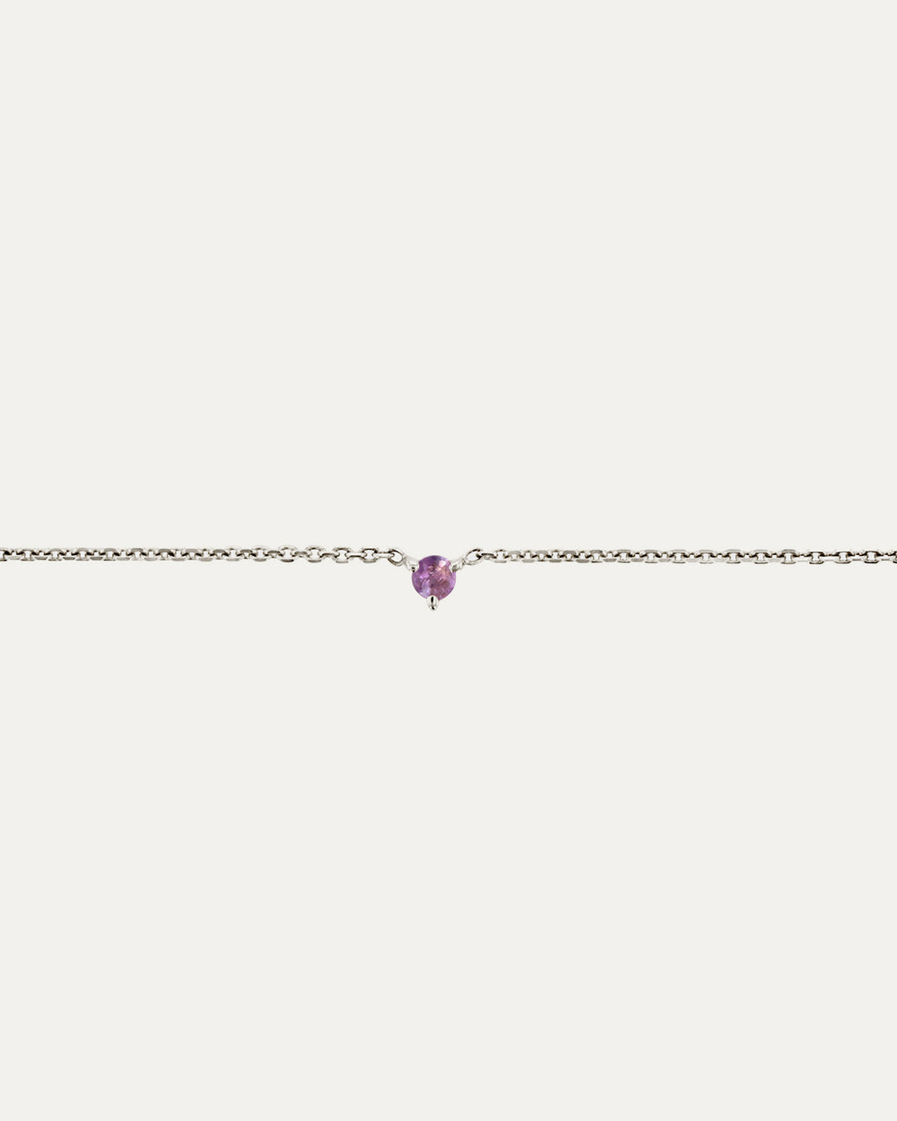 The Petite Amethyst Birthstone Bracelet