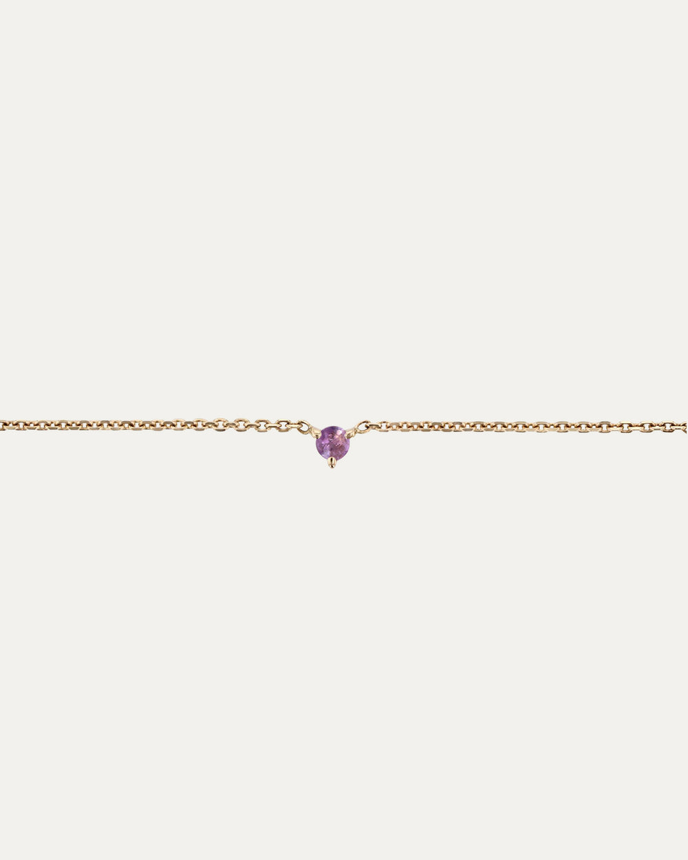 The Petite Amethyst Birthstone Bracelet