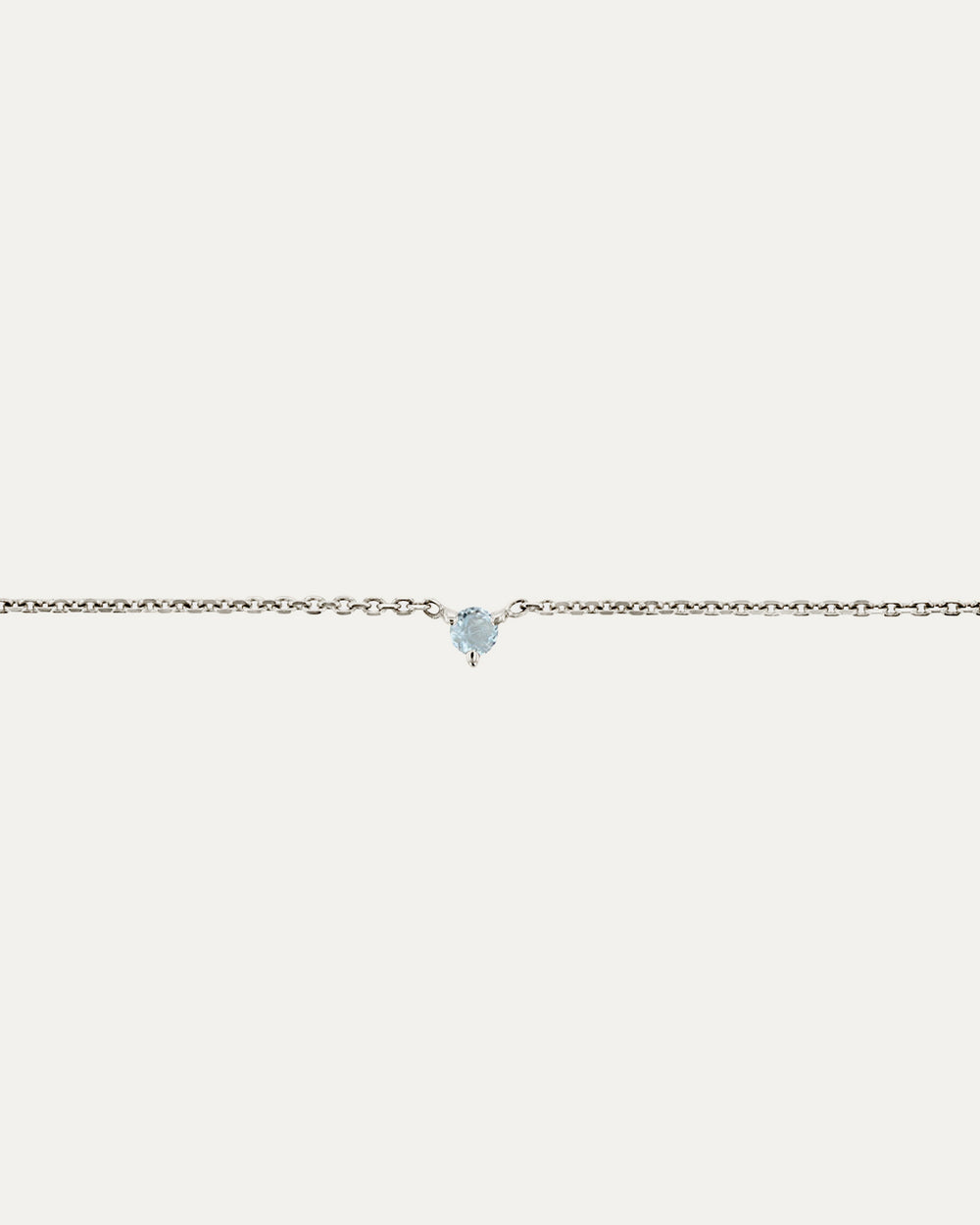 The Petite Aquamarine Birthstone Bracelet