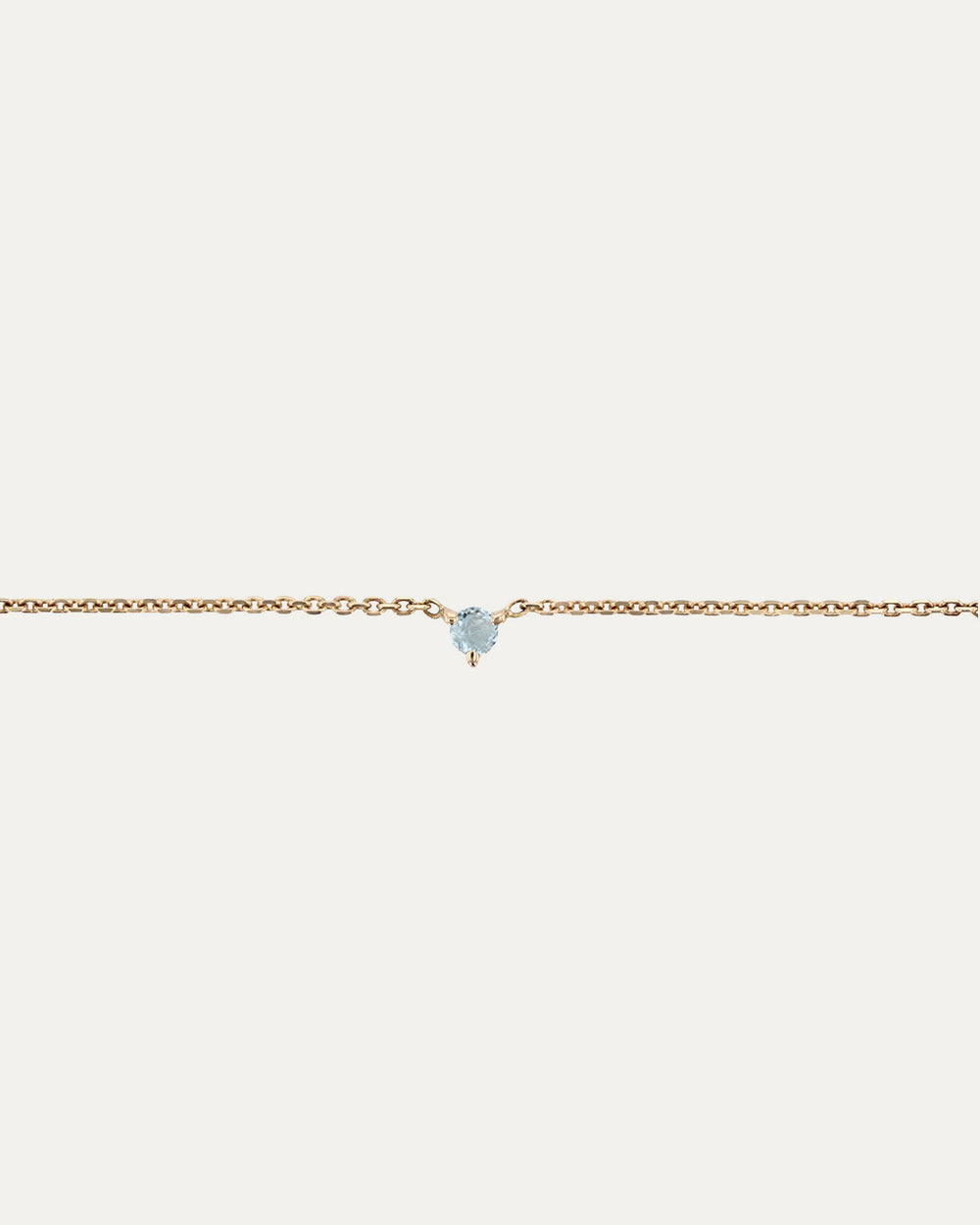 The Petite Aquamarine Birthstone Bracelet