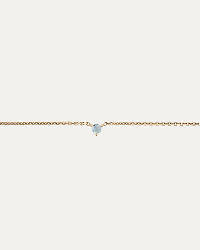 The Petite Aquamarine Birthstone Bracelet