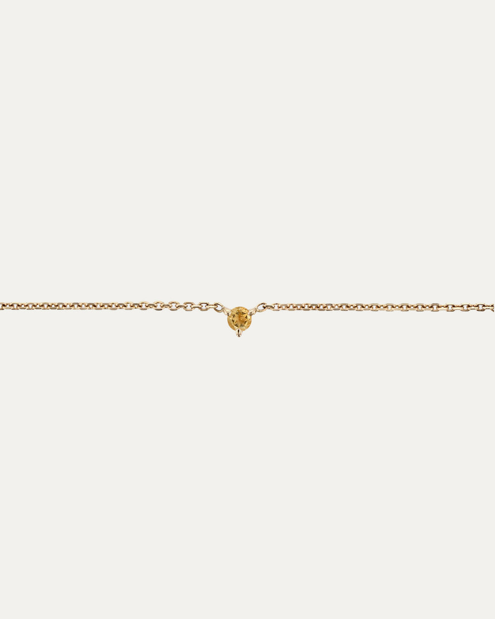 Bracelet de naissance en citrine fine