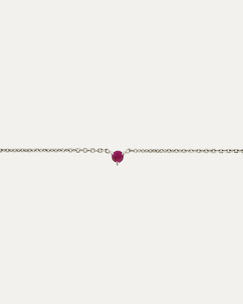 The Petite Ruby Birthstone Bracelet