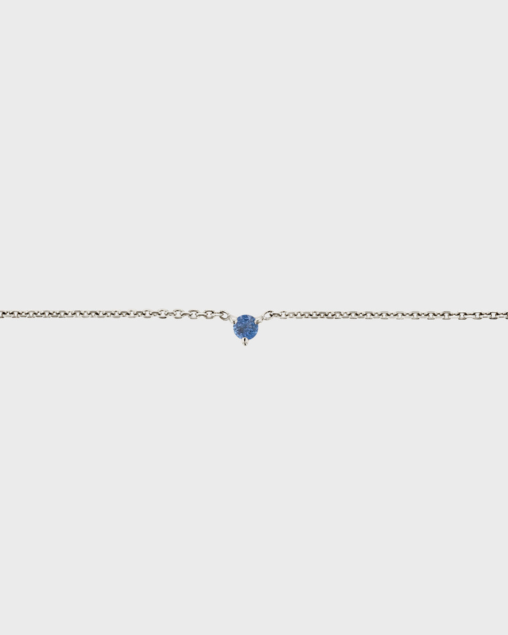 The Petite Sapphire Birthstone Bracelet White Gold Sarah