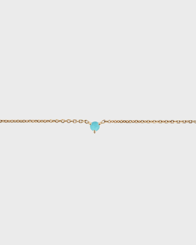 The Petite Turquoise Birthstone Bracelet by Sarah & Sebastian