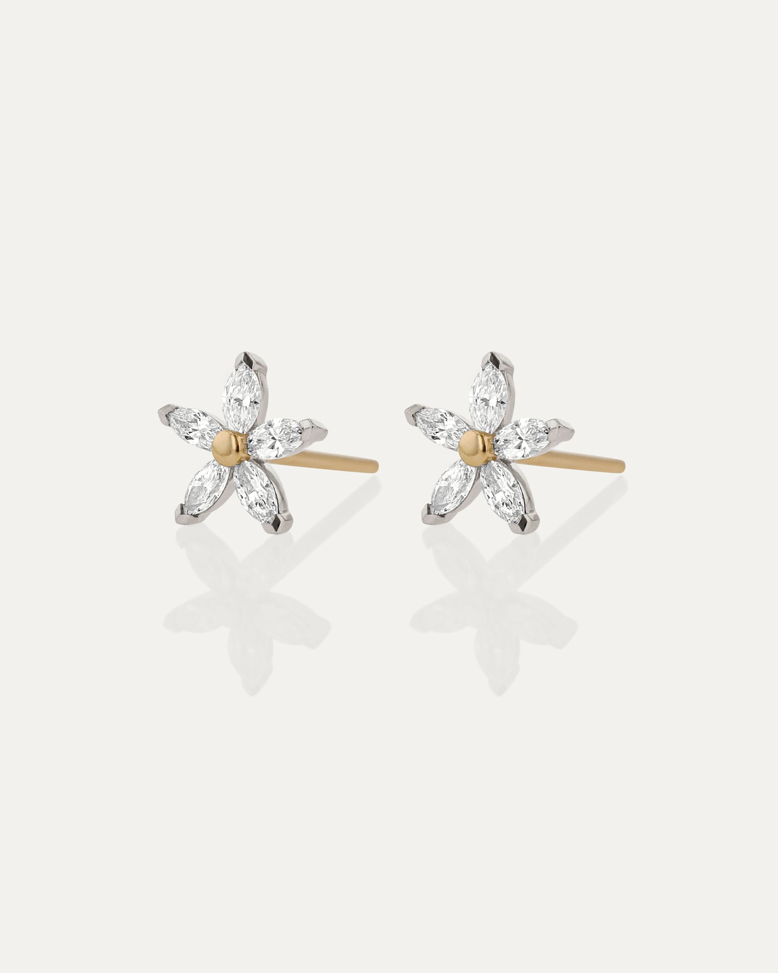 Daisy Earring | Yellow Gold | Sarah & Sebastian – SARAH & SEBASTIAN