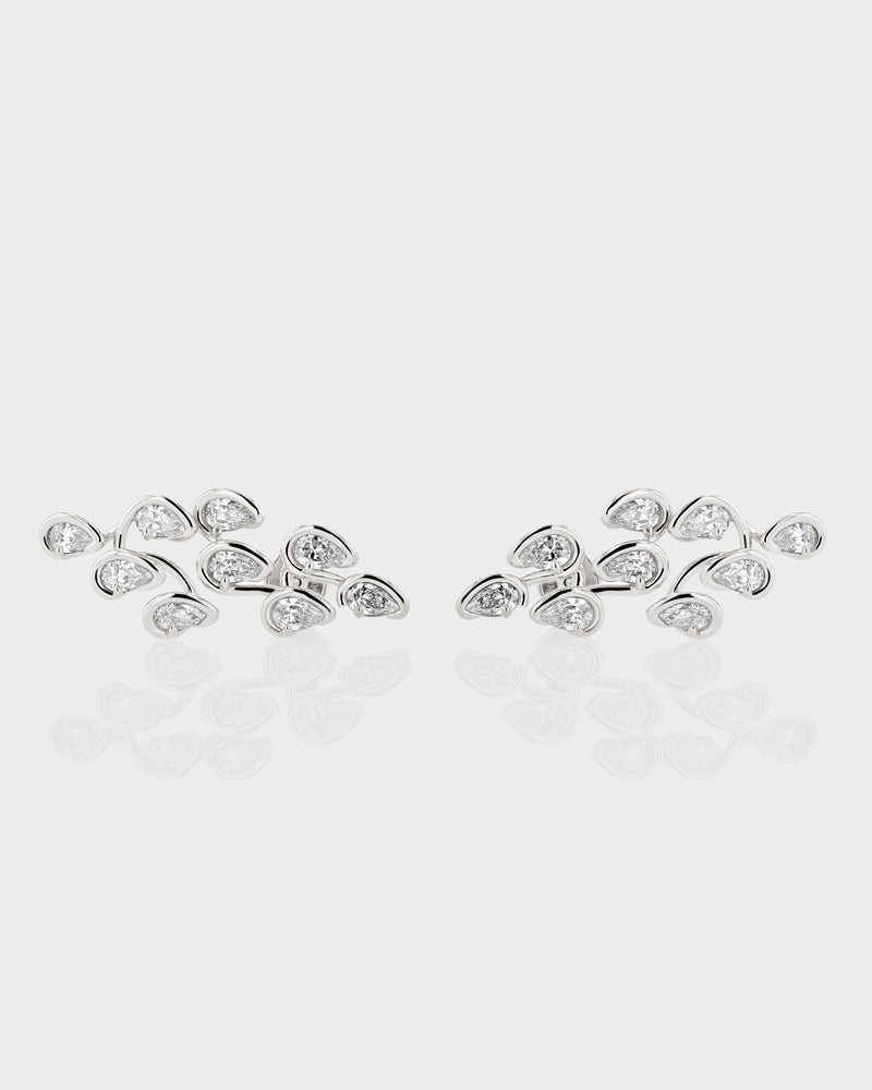 Diamond Corridor Earrings by Sarah & Sebastian