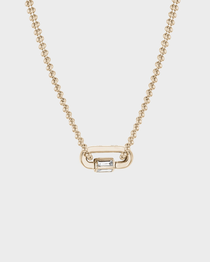 Diamond Lock Necklace by Sarah & Sebastian