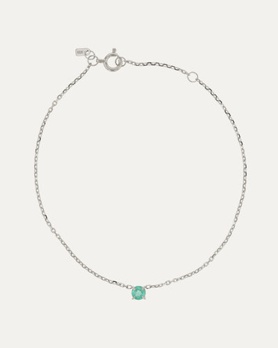 The Emerald Birthstone Bracelet by Sarah & Sebastian