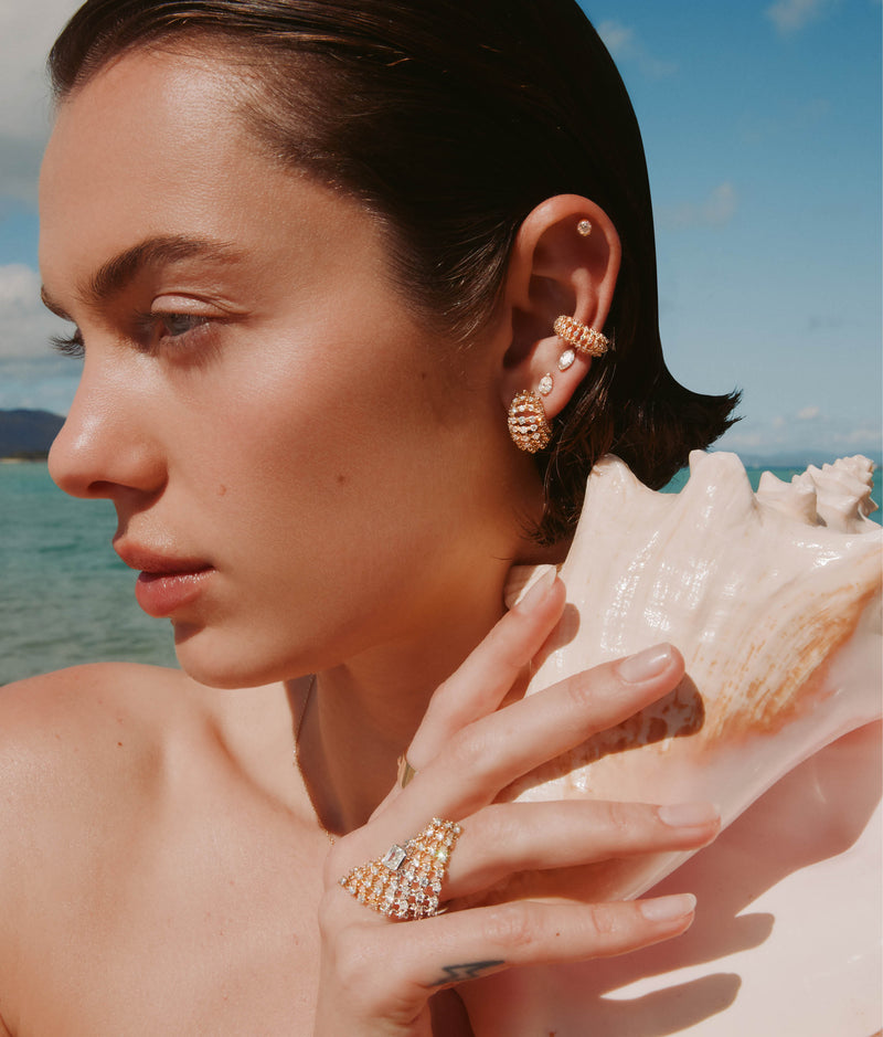 Pear Suspense Cartilage Earring