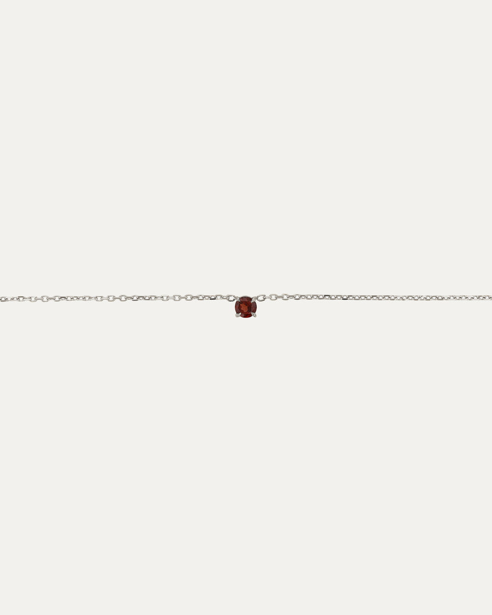 The Petite Garnet Birthstone Bracelet