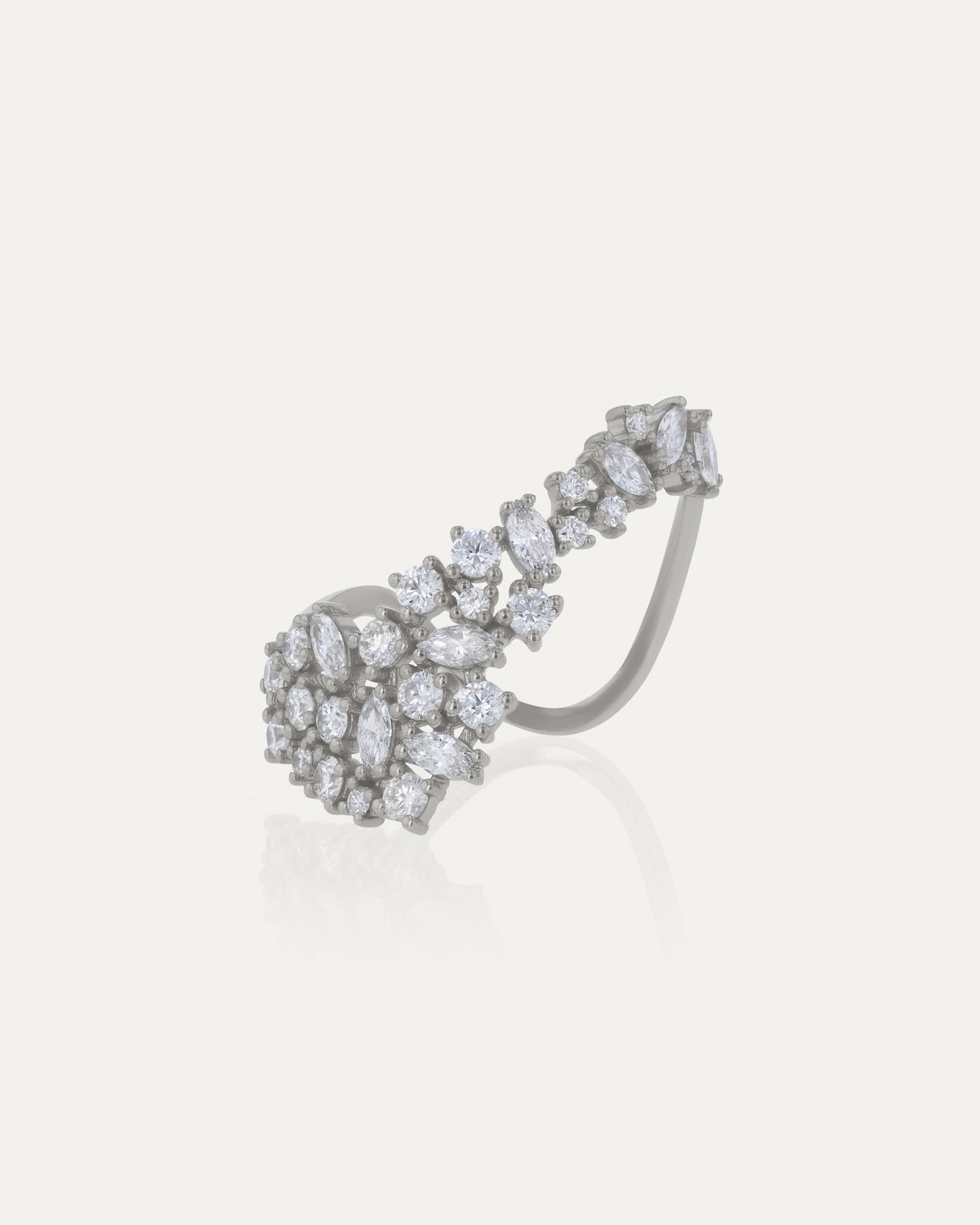 Gossamer Ring | Platinum & Natural Diamond | SARAH & SEBASTIAN