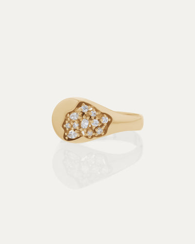Gossamer Signet Ring by Sarah & Sebastian