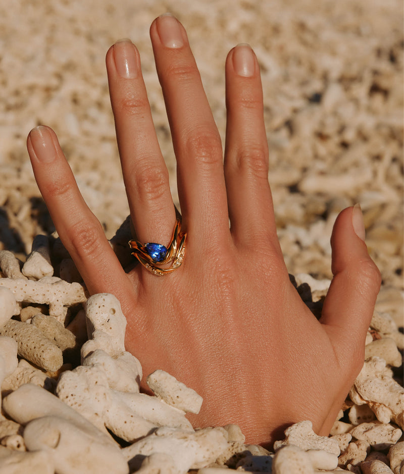 Marine Diamond Wedding Band II