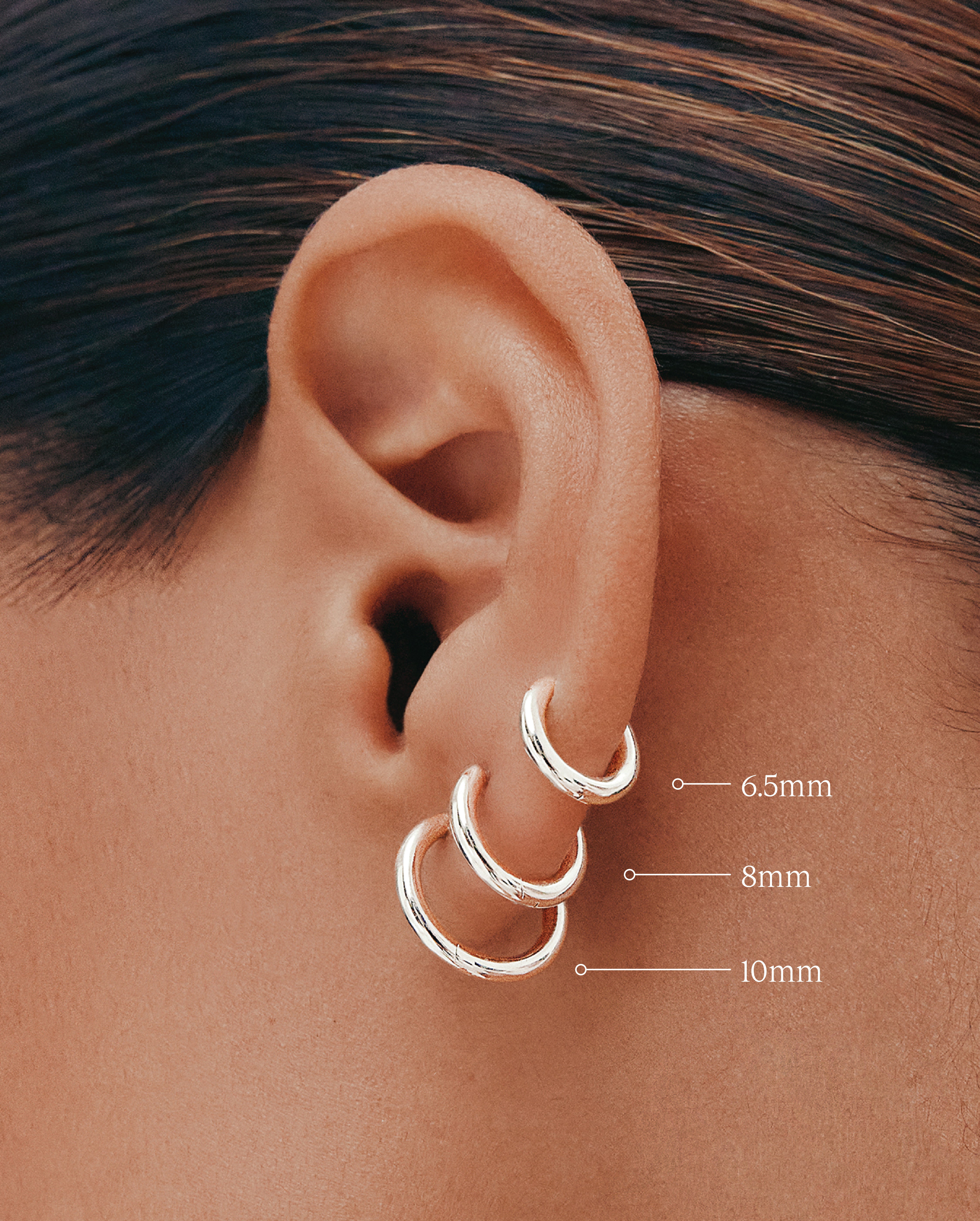 Urchin Daith Hoop | Yellow Gold | Sarah & Sebastian – SARAH