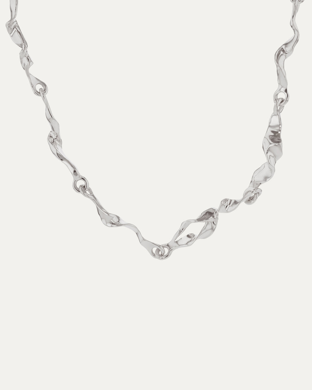 SARAH & SEBASTIAN Hydra Necklace in Silver — detail view