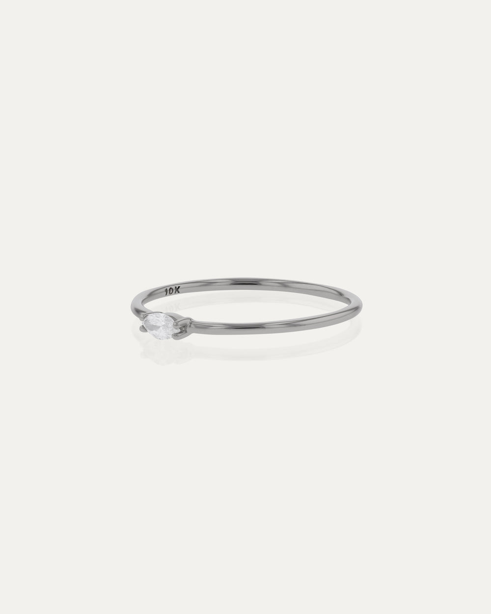 Diamond Marquise Ring by Sarah & Sebastian