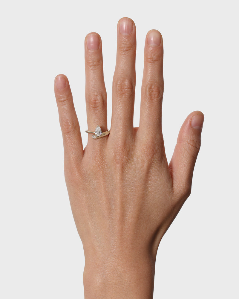 Aria Pear Engagement Ring by Sarah & Sebastian