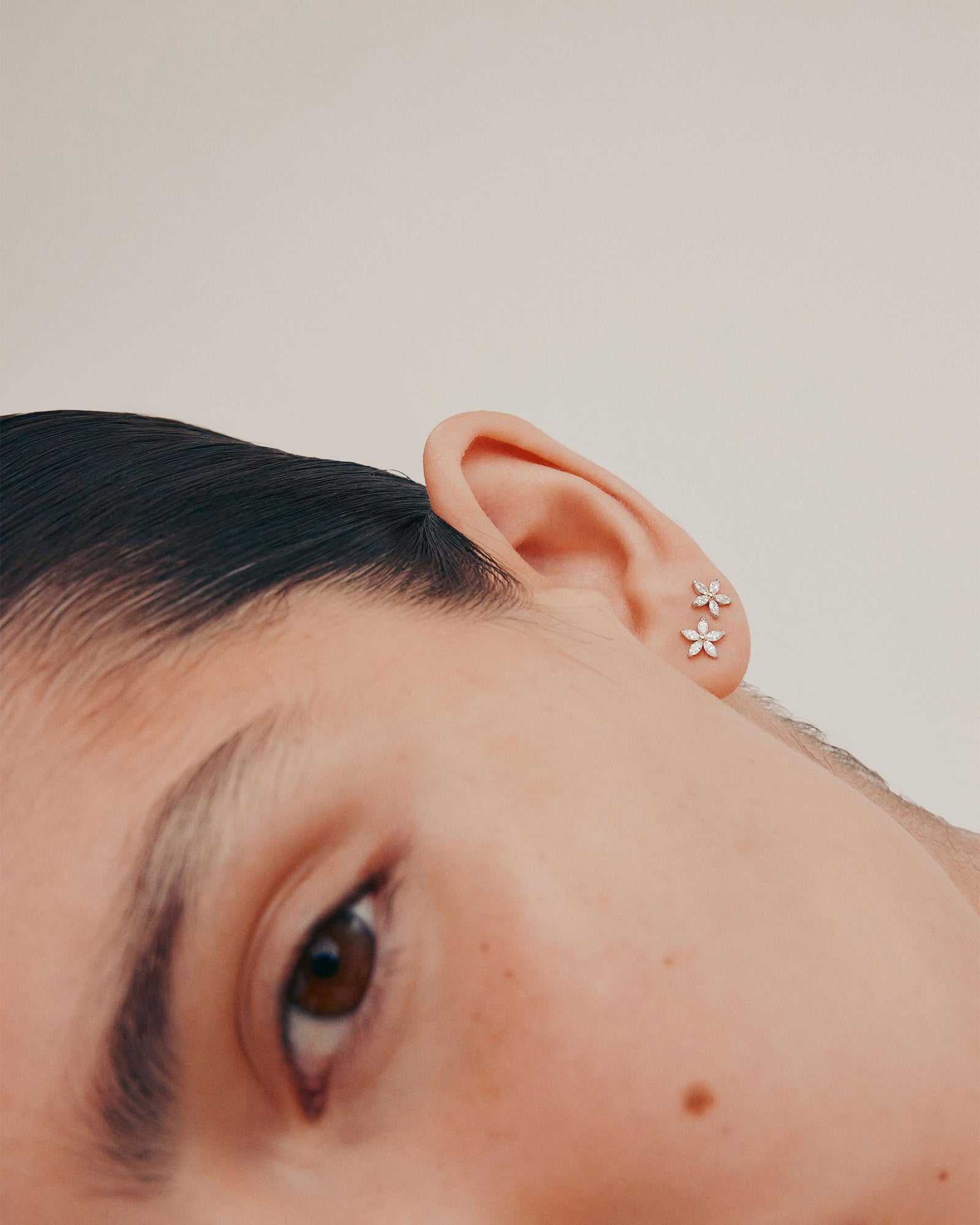 Daisy Earring | Yellow Gold | Sarah & Sebastian – SARAH & SEBASTIAN