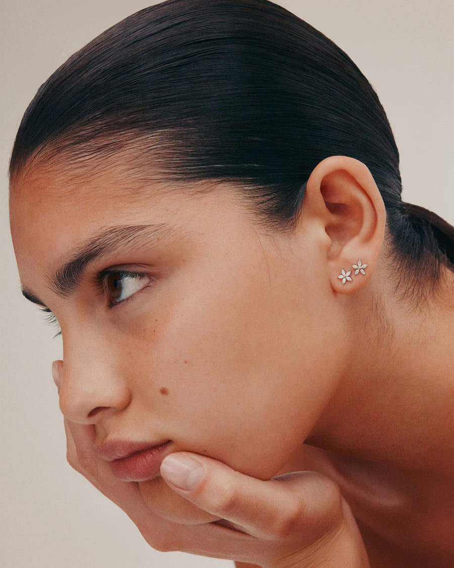 Daisy Earring | Yellow Gold | Sarah & Sebastian – SARAH & SEBASTIAN